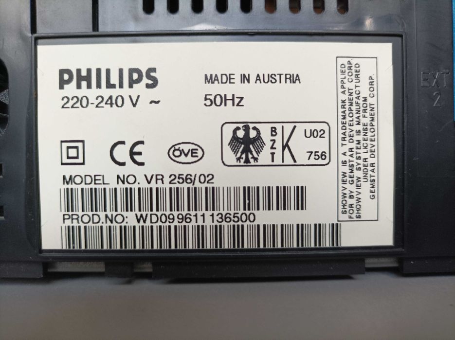 Видеомагнитофон PHILIPS VR 256/02 на запчасти.