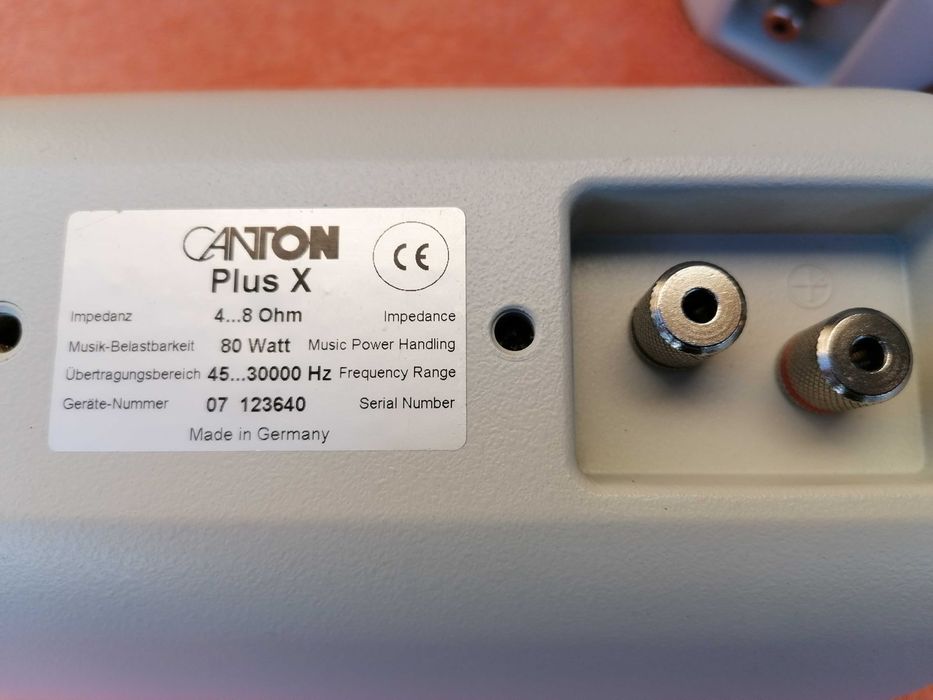 CANTON PLUS X Monitory Głośniki Kolumny Stereo Kino Domowe 6 szt