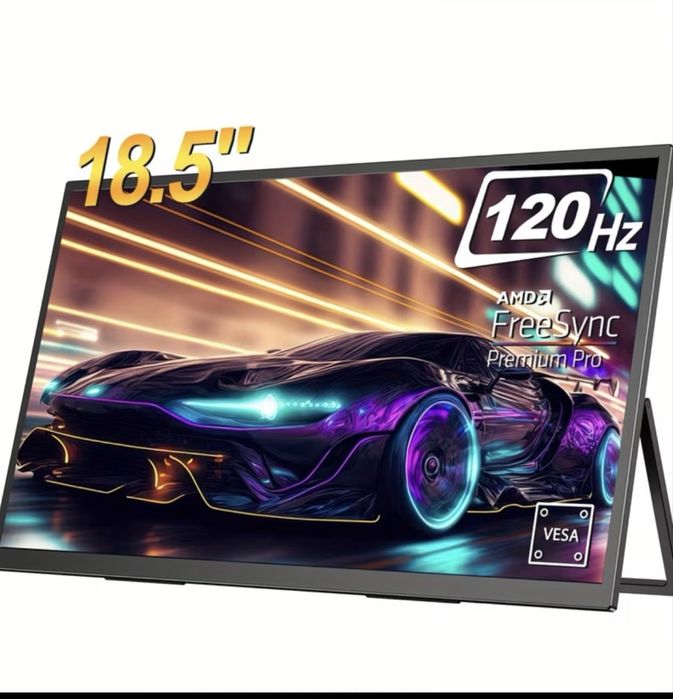 Портативний ігровий монітор 18.5" IPS Full HD 120Hz / Матовий / VESA