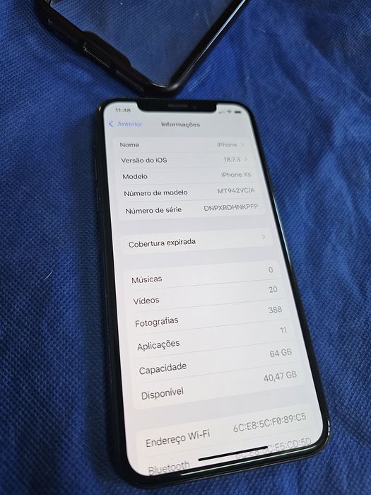 Iphone xs 64gbs 100% bateria
