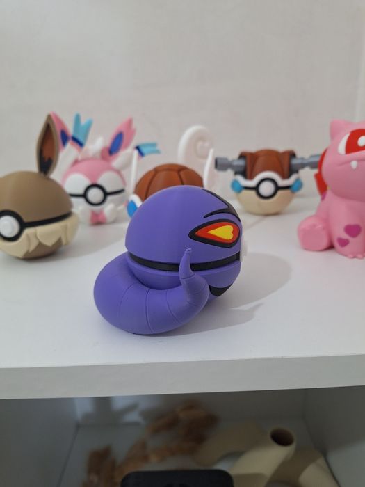 Arbok pokeball pokemon 3d