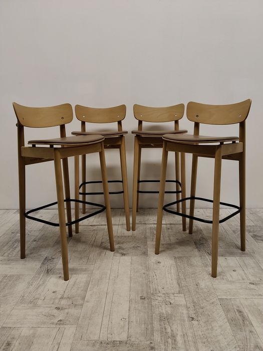 hoker hokery  wysokie krzesło do baru wyspy kuchennej duński design