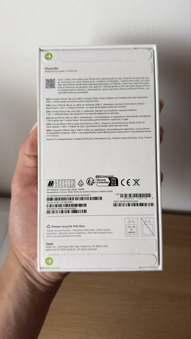 Iphone 16 E 128GB preto SELADO