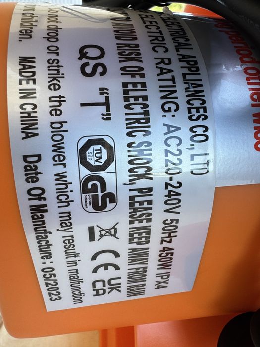 Motor de insuflavel 450w novo