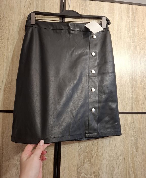 Юбка кожан. бренд Topshop