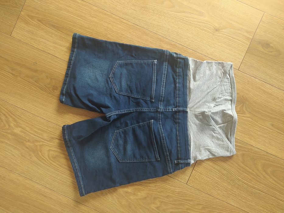 Spodenki spodnie ciążowe jeansowe S 36