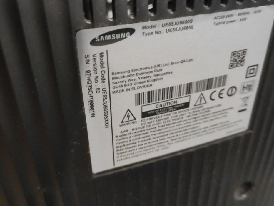 Samsung ue55ju6650 s