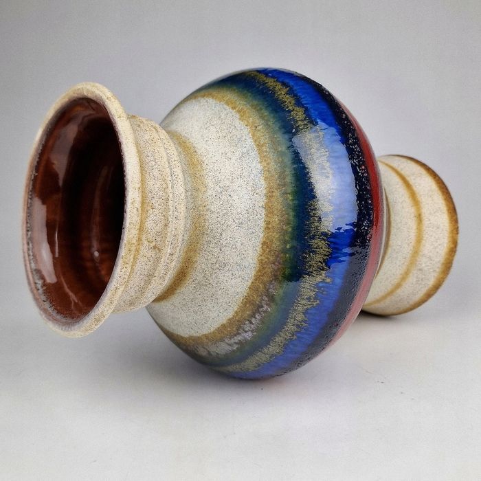 Duży Wazon Ceramiczny U Keramik West Germany Lava
