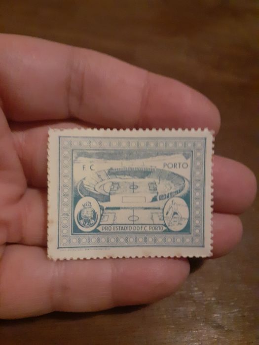 Vinheta anos 40 Estádio das Antas angariação de fundos raro