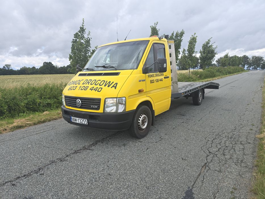 VW LT 35 2.5 TDI 109km maxi autolaweta laweta długi najazd tempomat