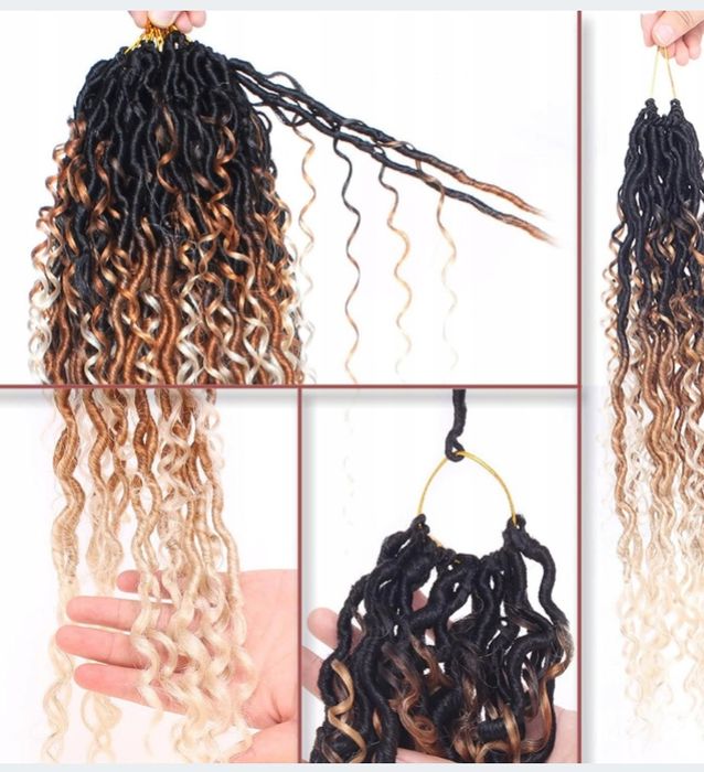 Doczepy do włosów 45cm 7 szt Xtrend Faux Locs