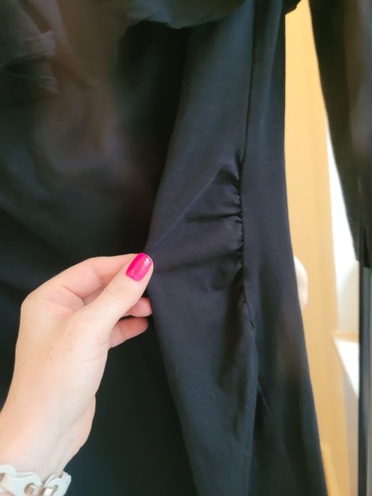 H&M mama sukienka hiszpanka  czarna ciążowa S 36