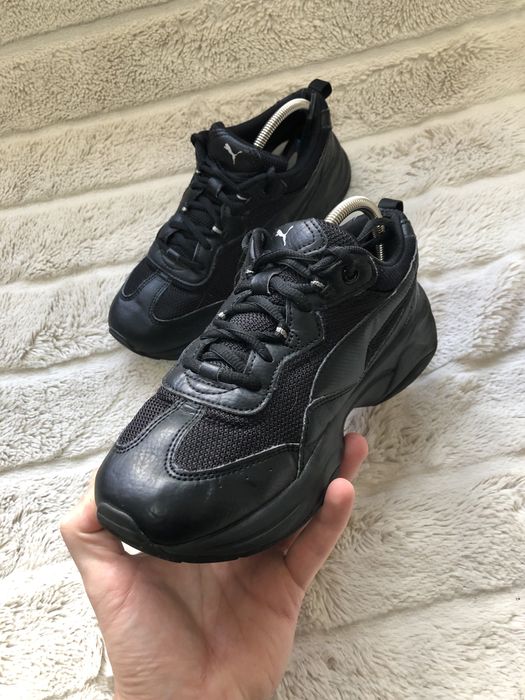 PUMA CILIA (38) 24см женские кроссовки кожаные