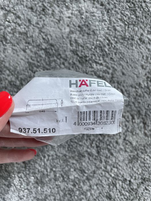 Odbojnik do drzwi scienny Häfele