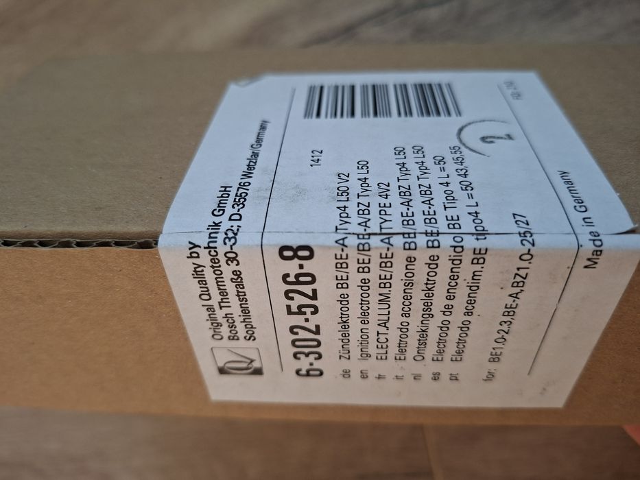 Elektroda zapłonowa Buderus L50