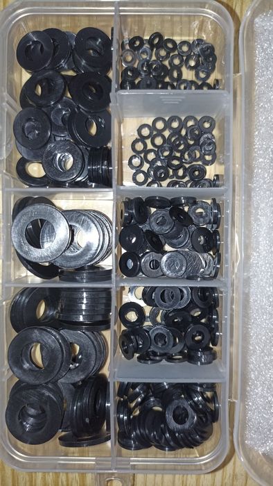 Нейлонові ізоляційні шайбы  350 шт.