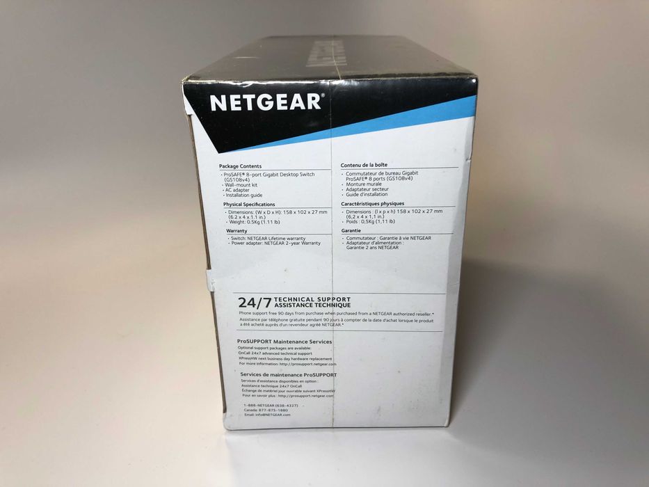 NETGEAR 8-Port Gigabit Desktop Switch - Novo