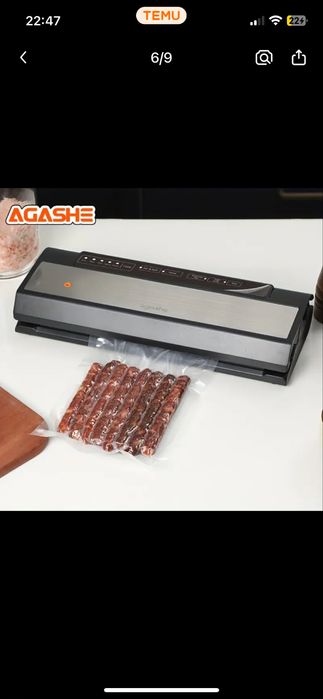 ‼️Професійний вакуумний пакувальник , вакууматор Agashe SX-286