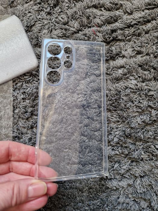 MIĘKKIE / przezroczyste etui/ case na telefon SAMSUNG S24 ULTRA