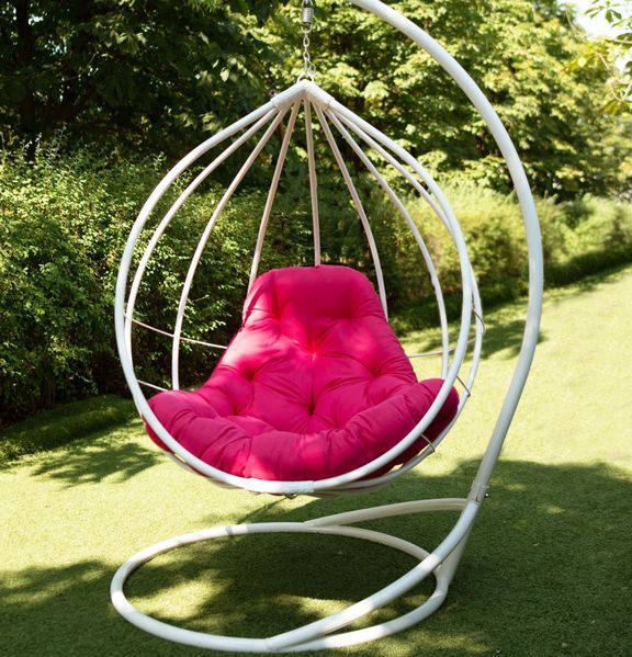 Подвесное кресло кокон от Kreslorotang. Гамак Адель. Качеля садовая.