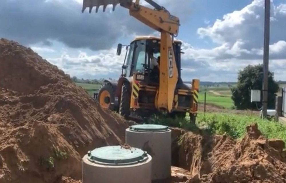 Копка септика з бетонних кілець якісно. Гідробетон 6/8/10/21 м3