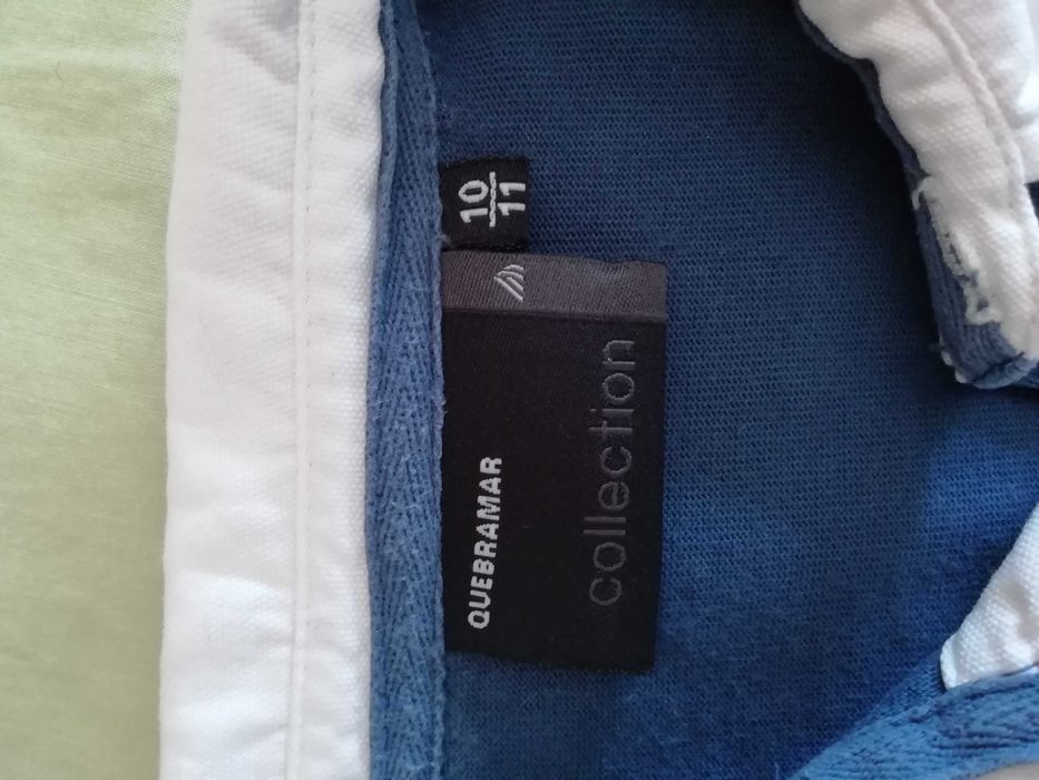 Polo azul Quebramar
