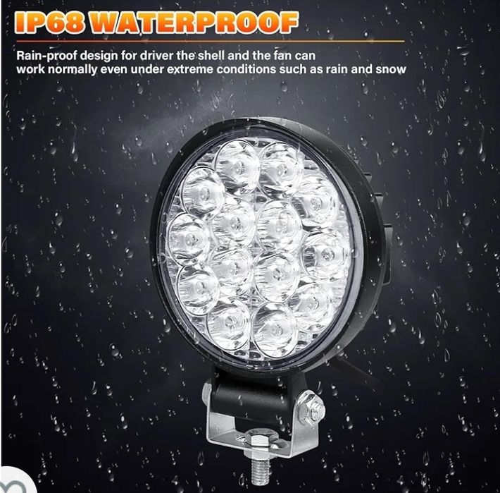 Farol trabalho  projetor led 12v / 24v