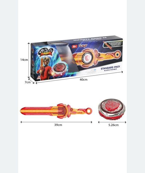 Дзиґа Infinity Nado VI серія Standard Pack Blazing War Bear