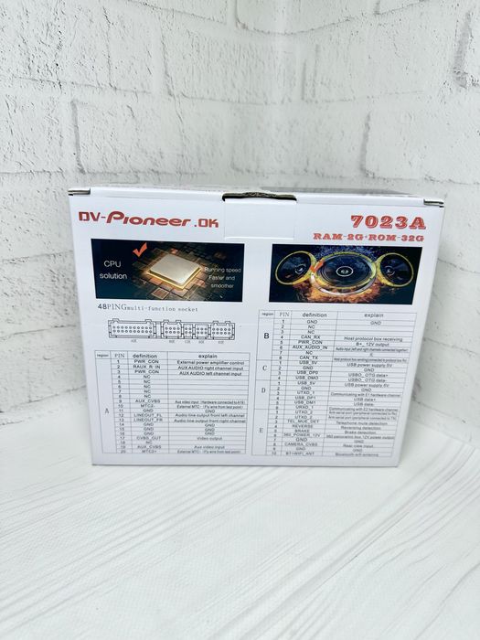 Магнитола 2DIN Android 7023A 2G/32G WI-FI BT GPS USB