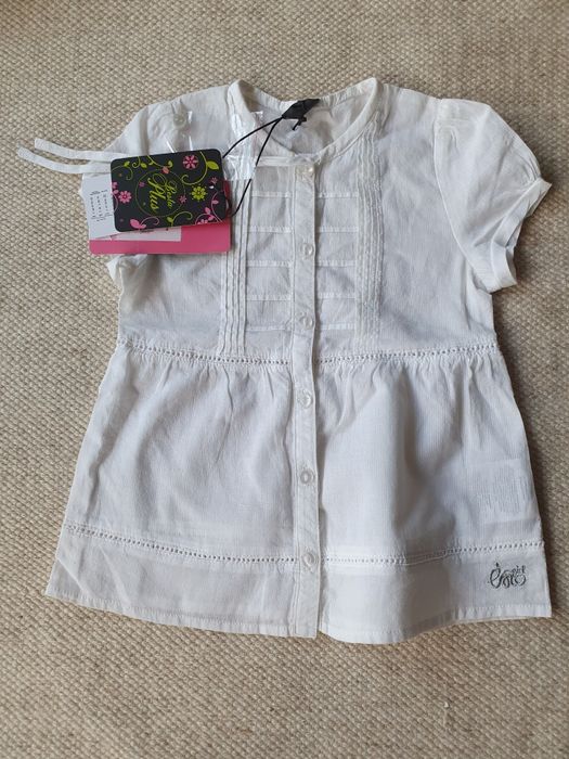 NOWA bluzka z metką Besta Plus 86 muślin hafty romantyczna boho retro