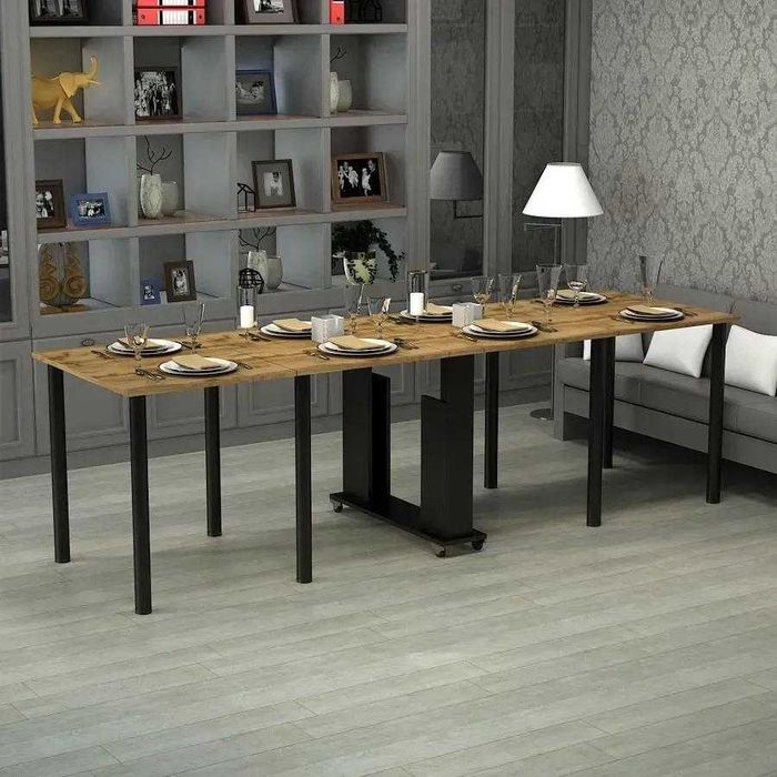 Стіл-книжка \ стіл трансформер, столи нові до 275 см довжини