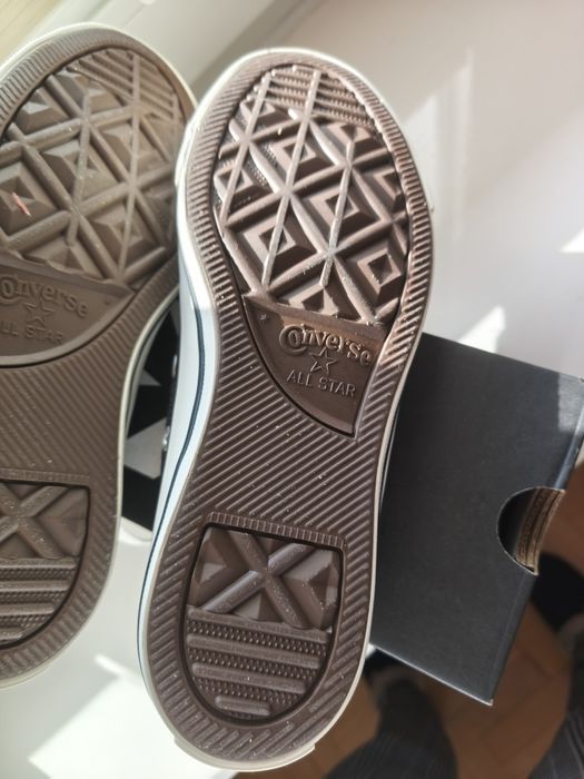 Niskie trampki Converse Brokatowe czarne 36,5