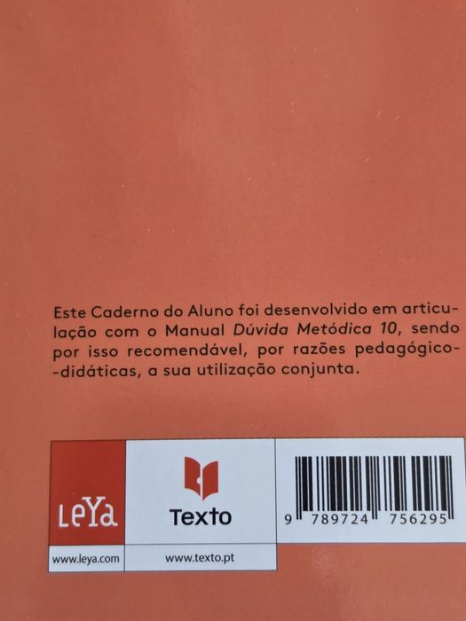 Caderno do aluno Filosofia 10 ano.