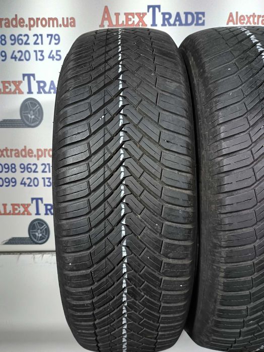 2 шт. 195/65 R15 Continental AllSeasonContact шини б/у, протектор 6,5 мм