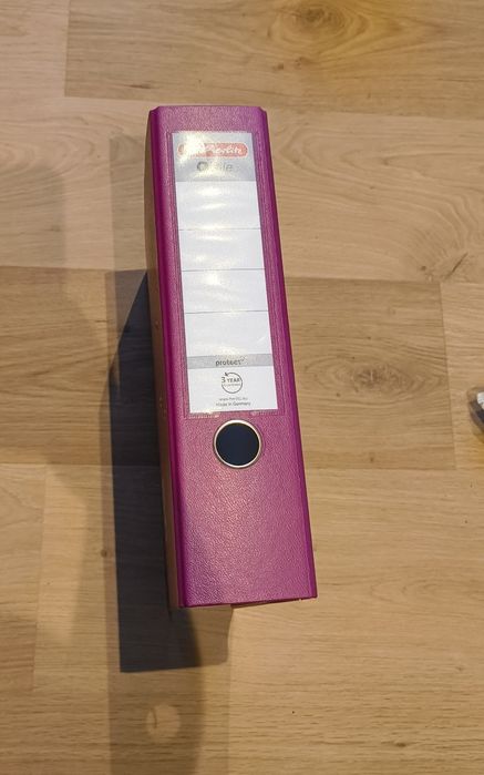 Segregator biurowy A4 8cm fioletowy