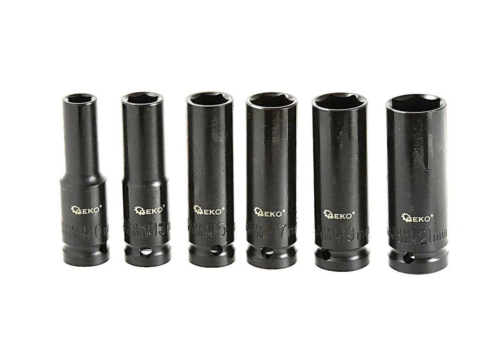 Набор ударных головок  1/2  Geko G10513-G10517