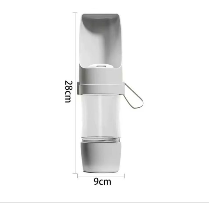 Przenośna butelka na wode i karme dla psa kota