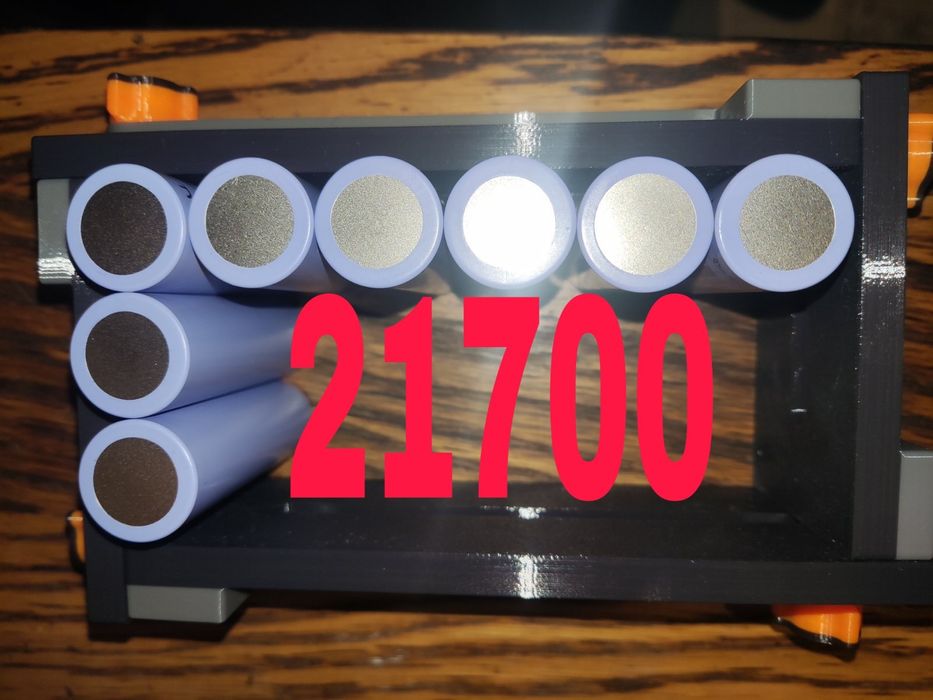 Холдер 18650/21700 для точкового зварювання (3D-друк PETG)