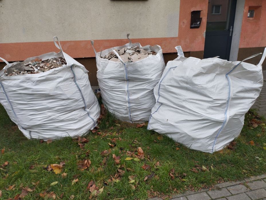 Wywóz gruzu , odpadów poremontowych dostawa odbiór worków Big Bag