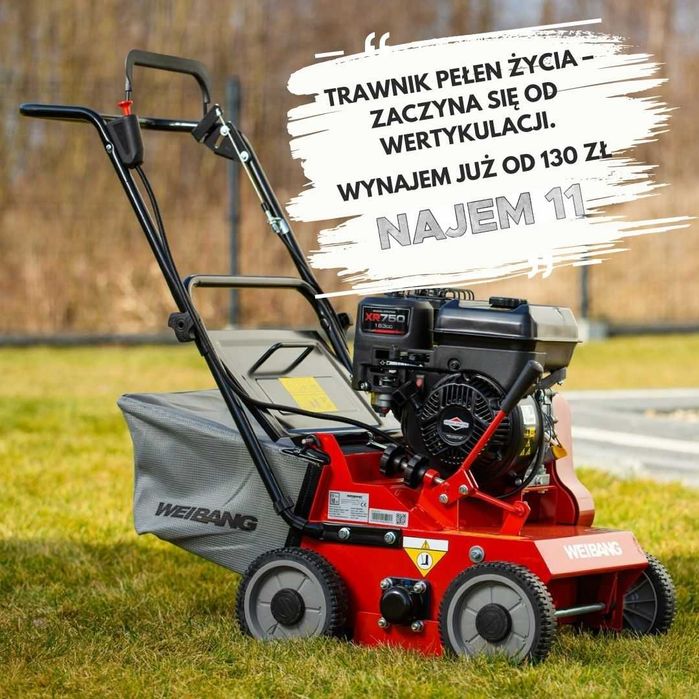 ***WYNAJEM - Wertykulator spalinowy***