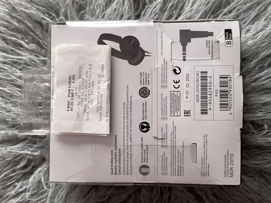 Headphones Sony c/fio