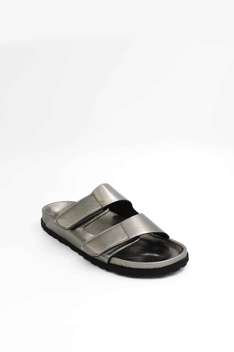 Klapki szare metaliczne Jeffrey Campbell 36