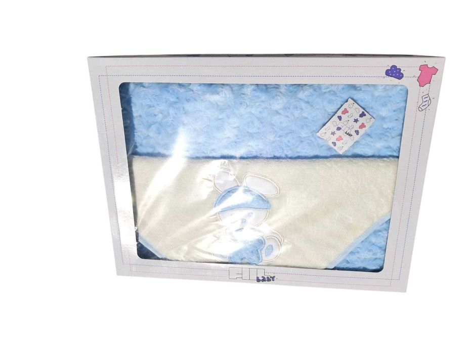 Manta para Bebé em Coralina