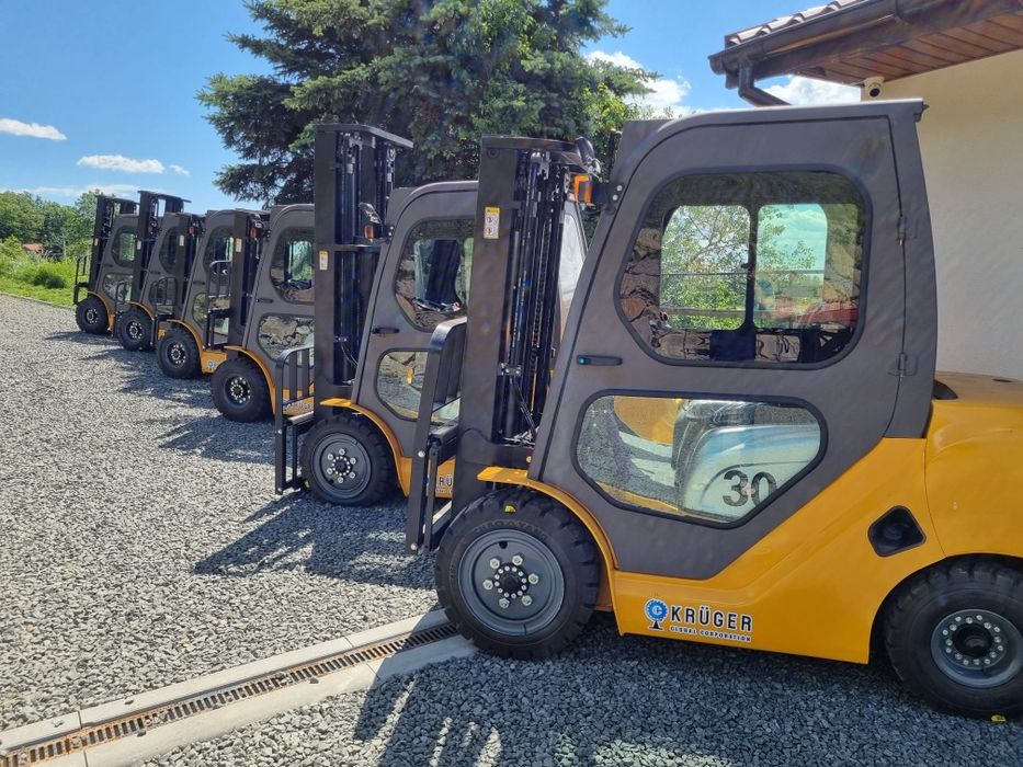 Wózek Widłowy 3 tony KRÜGER® PC-30,Maszt 4,5m lub 5,5m Triplex, Diesel