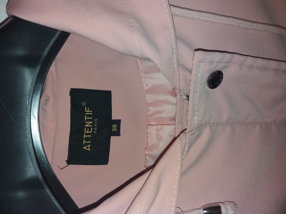 Lekki płaszczyk wiosna jesień ATTENTIF M  gratis łańcuszek