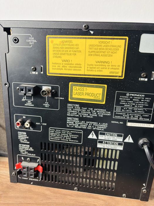 Pioneer radio toca fita cd e auxiliar em tv’s