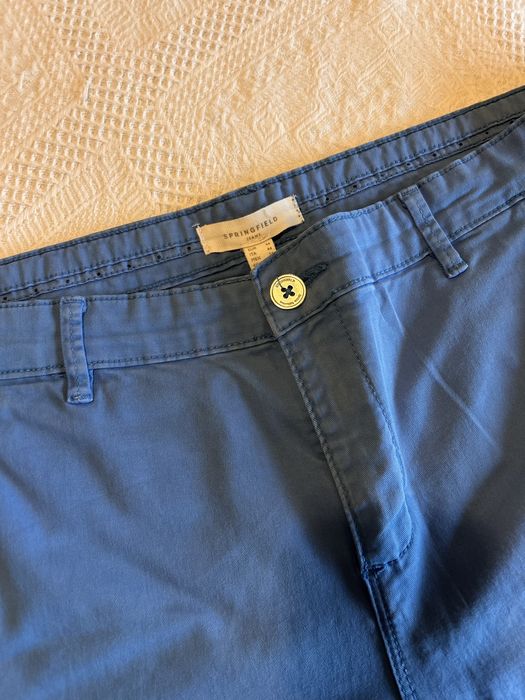 Calças azuis da Springfield