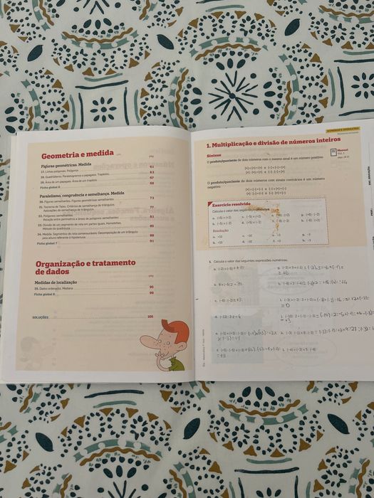 Caderno de Tarefas Matemática 7º Ano Xis