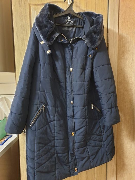 Пуховичок р.4XL,+Зимнее пальто р.58-60