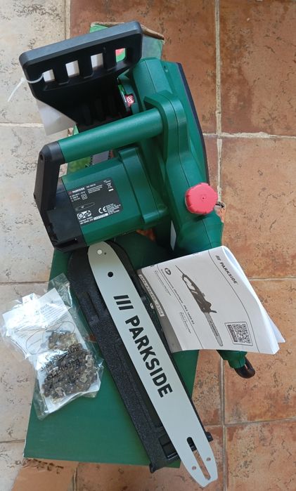 Motosserra elétrica Parkside 1600W nova